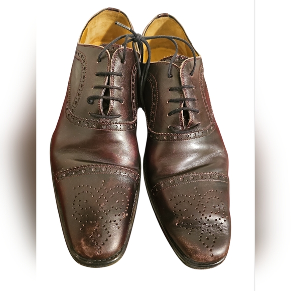 💰Magnanni Classic Brown Leather Men's Dress Shoes